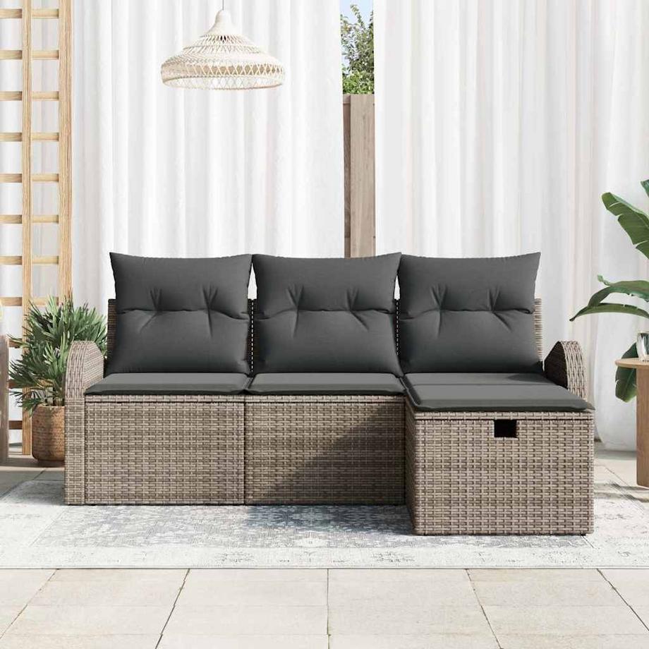 VidaXL Outdoor-sofa poly-rattan  