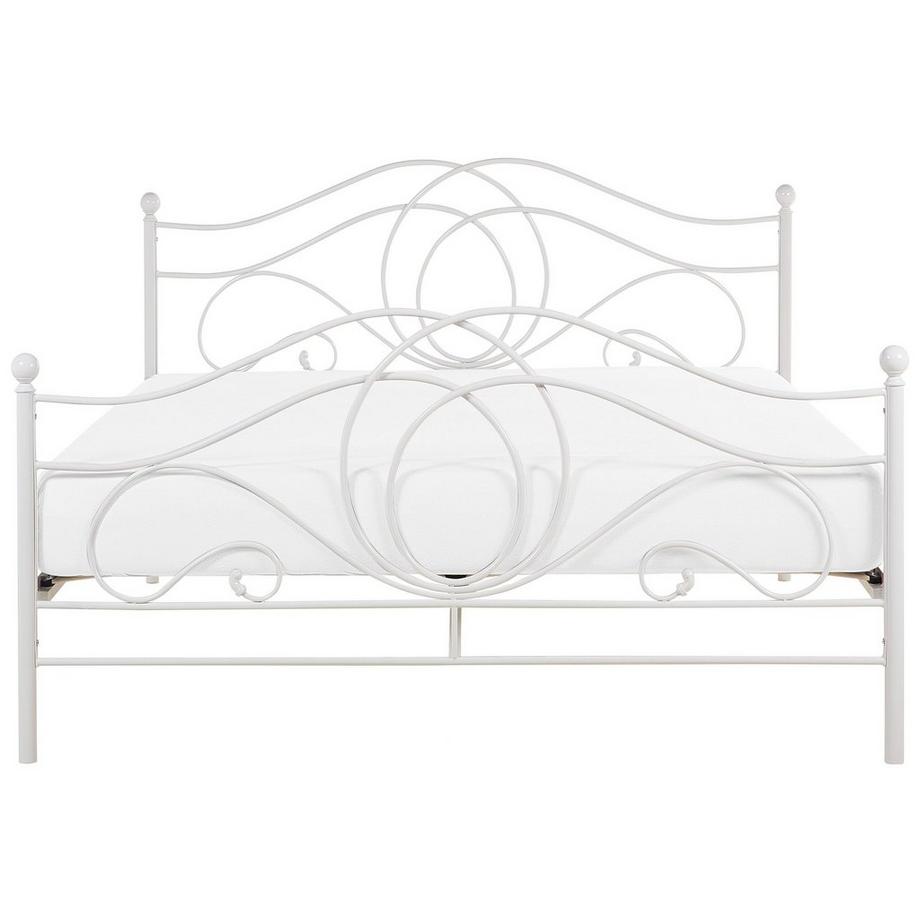 Beliani Lit à lattes en Acier Rétro LYRA  