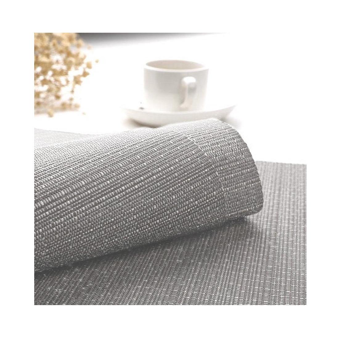 FS-STAR Tischset 6 Stück grau 30x45  