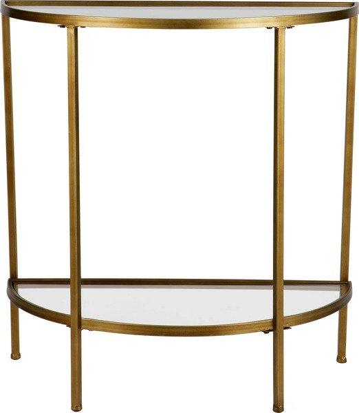 Image of Beistelltisch Goddess Metall Antik-Messing 76x38 Beistelltisch Goddess Metall Antik-Messing 76x38