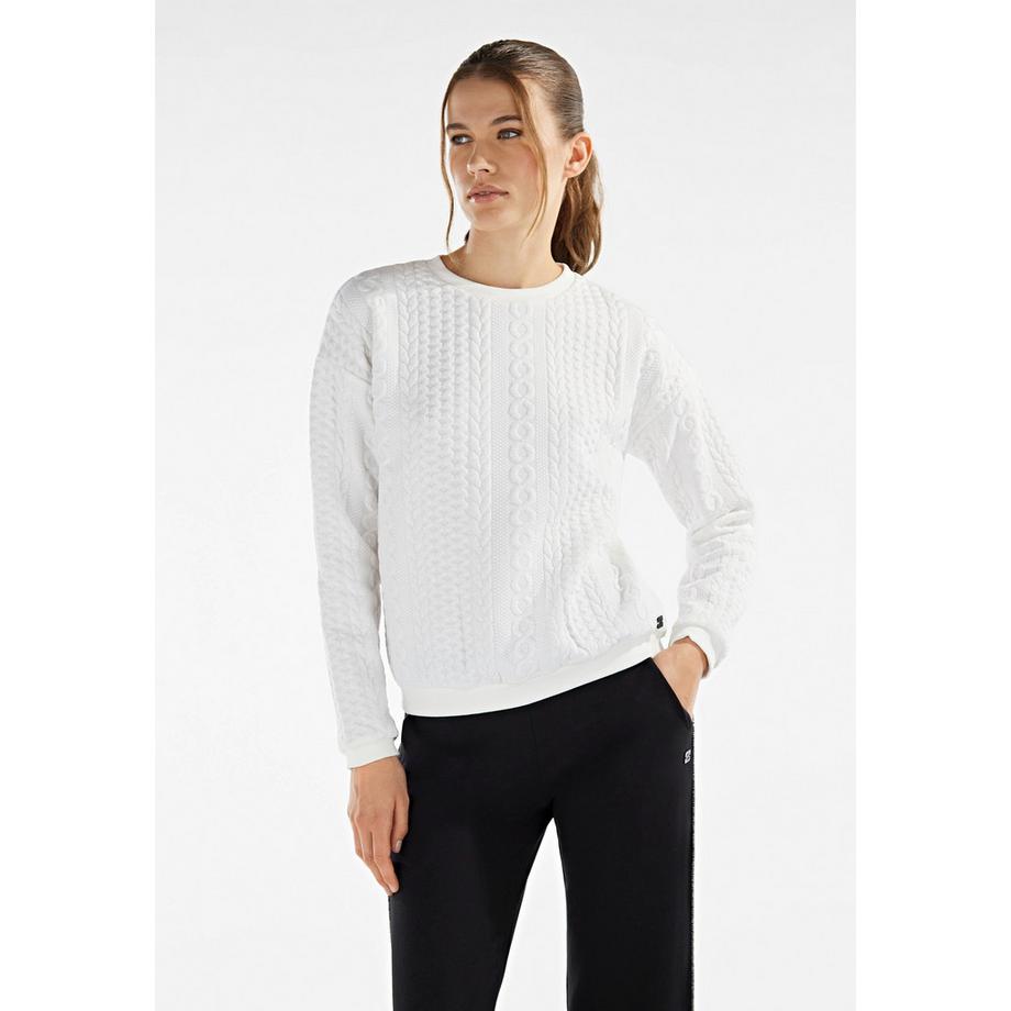 FREDDY Felpa Girocollo Effetto Maglia  