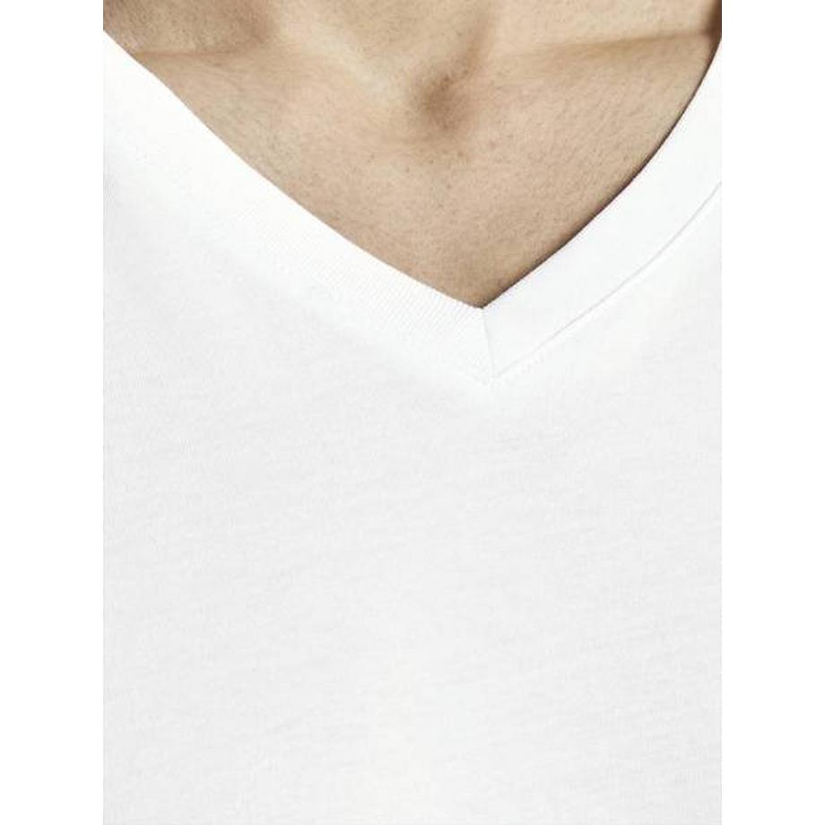 JACK & JONES JACBASIC T-Shirt Col V Lot de 2  