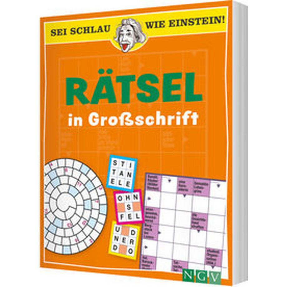 Naumann + Göbel  Sei schlau wie Einstein! - Rätsel in Großschrift 