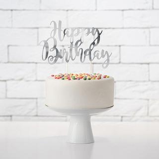PartyDeco Cake Topper Happy Birthday  