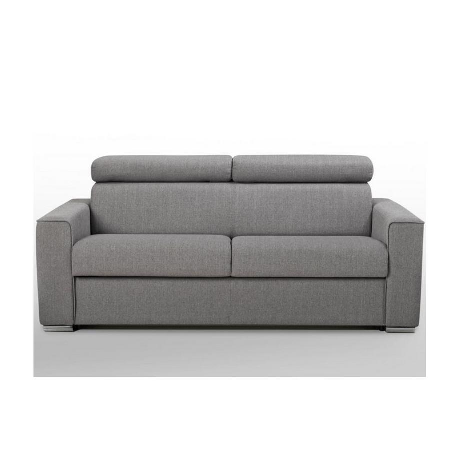 LINEA SOFA Canapé 3 places conible express en tissu VIZIR Couchage 1Matelas  