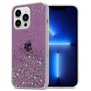 Cadorabo  Hülle für Apple iPhone 13 PRO MAX TPU Silikon mit funkelnden Glitter 