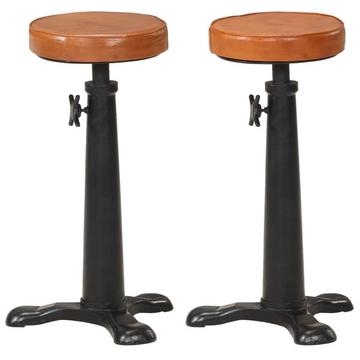 Tabouret de bar cuir