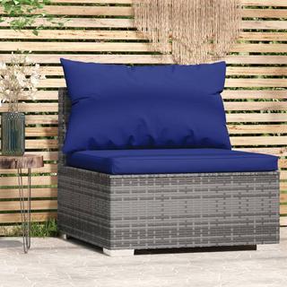 VidaXL Garten-mittelsofa poly-rattan  