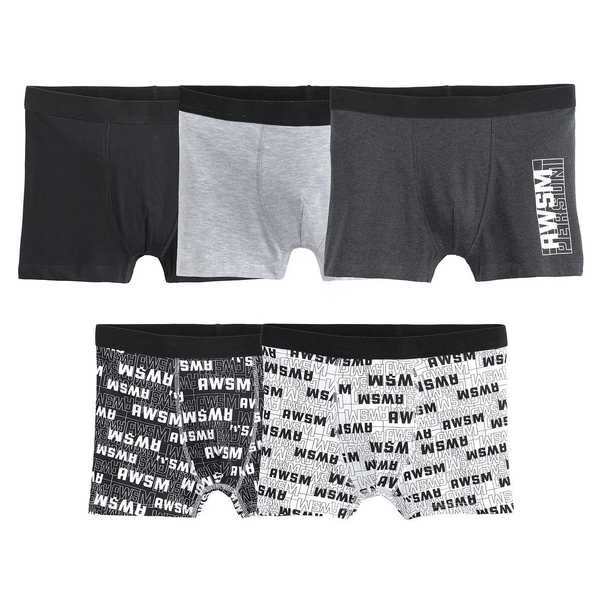 Image of 5er-pack Boxershorts Jungen Grau 158/164