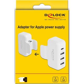 DeLock  USB-Wandladegerät Apple Adapter USB, PD & QC 