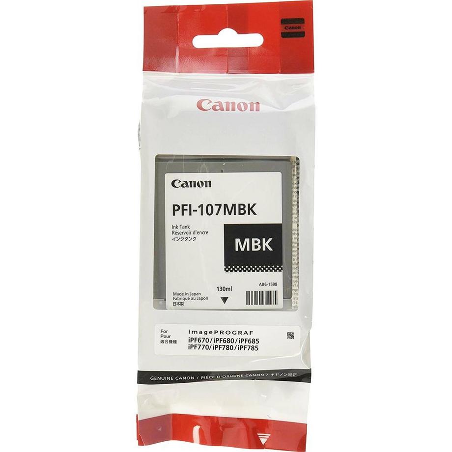 Canon  PFI-107MBK - nero opaco 
