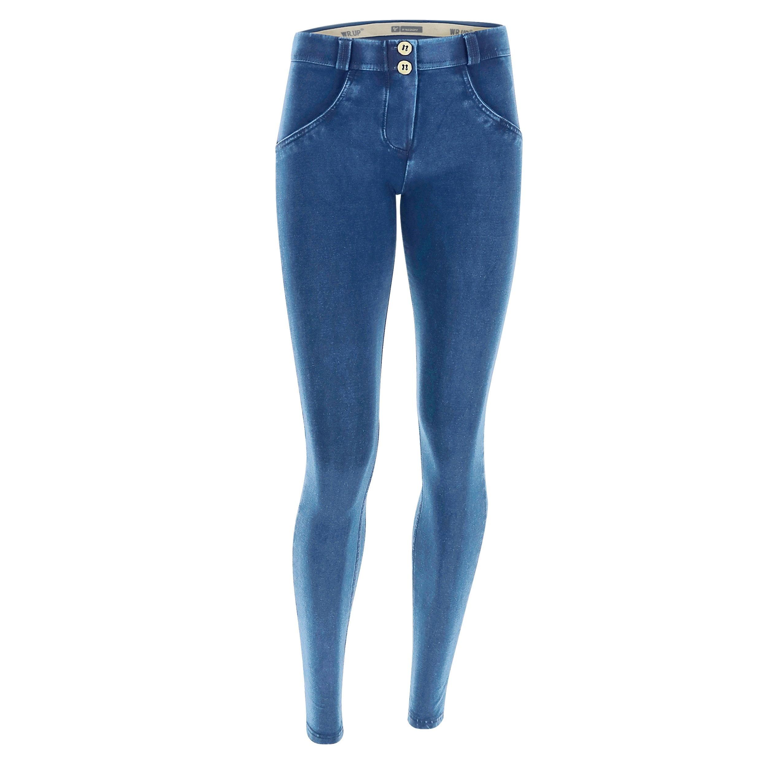 Image of Wr.up® Shaping Pants Damen Blau Denim L