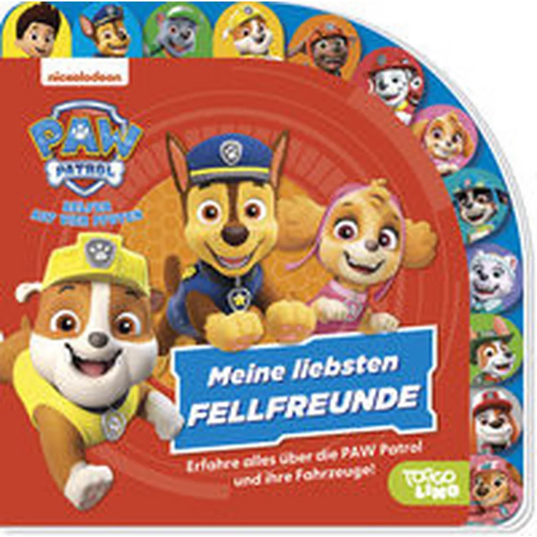 Panini - PAW Patrol: Meine liebsten Fellfreunde Erfahre alles über die Patrol, ihre Fahrzeuge und Ausrüstung!,