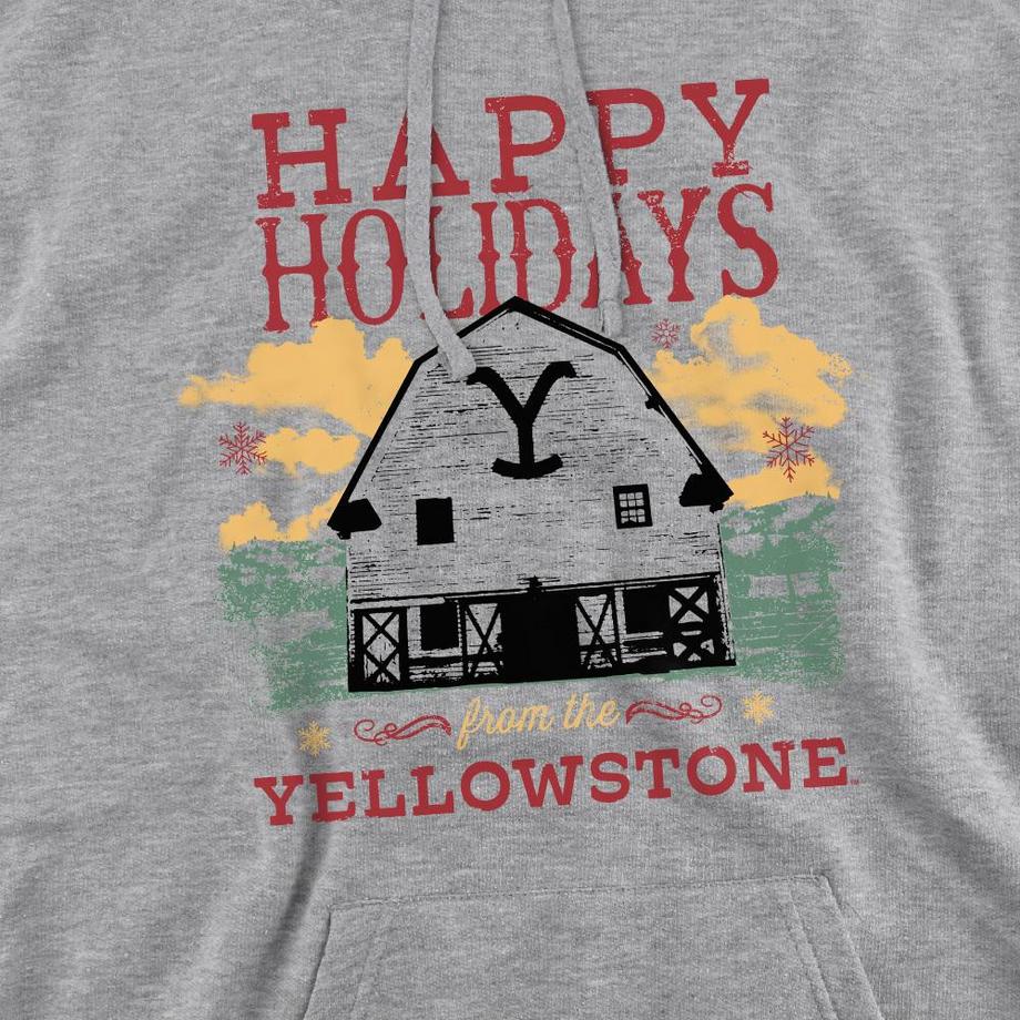 Yellowstone  Sweat à capuche HAPPY HOLIDAYS 