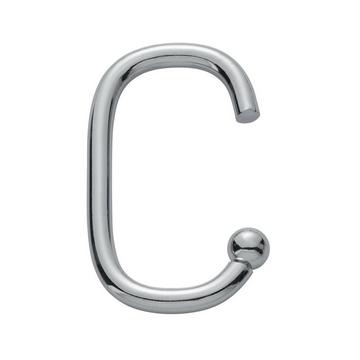 Duschvorhangringe Yara chrom