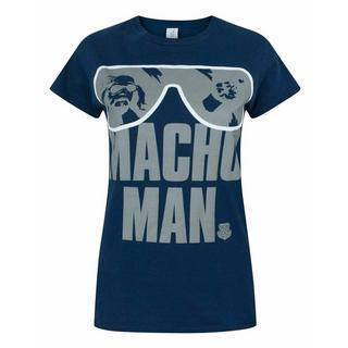 WWE Macho Man Randy Savage T-Shirt Stampa Grafica  