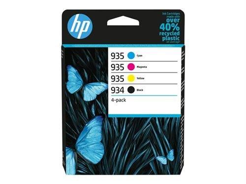 HEWLETT PACKARD  934 Druckerpatrone 4er-Pack Original Schwarz, Cyan, Magenta, Gelb  Tinte 