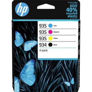 HEWLETT PACKARD  934 Druckerpatrone 4er-Pack Original Schwarz, Cyan, Magenta, Gelb  Tinte 