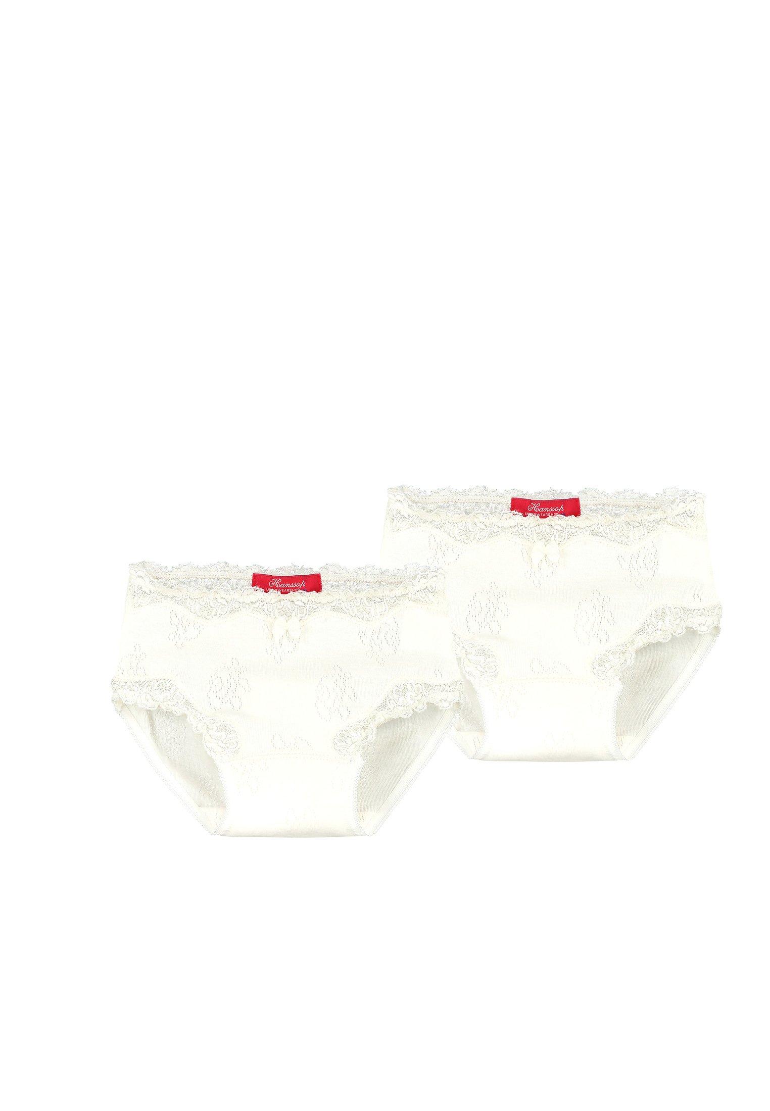 Image of Unterhosen, Luxuriöse Spitze Pointelle Mädchen Elfenbein 176