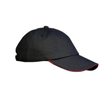 Profil bas coton lourd brossé Casquette de baseball avec Peak Sandwich (pack de 2)