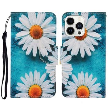 iPhone 14 Pro Max - Etui en similcuir Marguerite