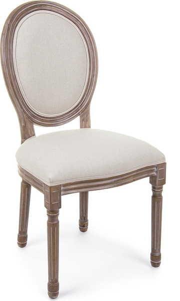 mutoni Chaise rembourrée Mathilde, naturel  