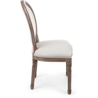 mutoni Chaise rembourrée Mathilde, naturel  