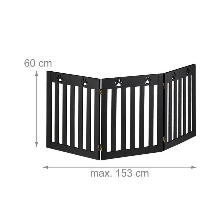 B2X  Pattes de clôture pour chien en 3 parties 