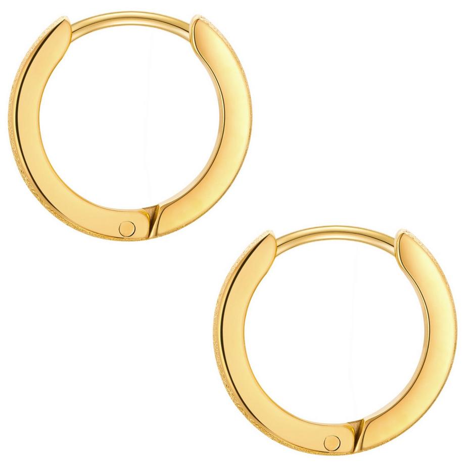 Lulu & Jane  Creolen Edelstahl gelbgold 
