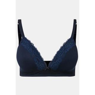 Ulla Popken  Reggiseno senza ferretto con coppe preformate, orli decorativi e coppa A-C 