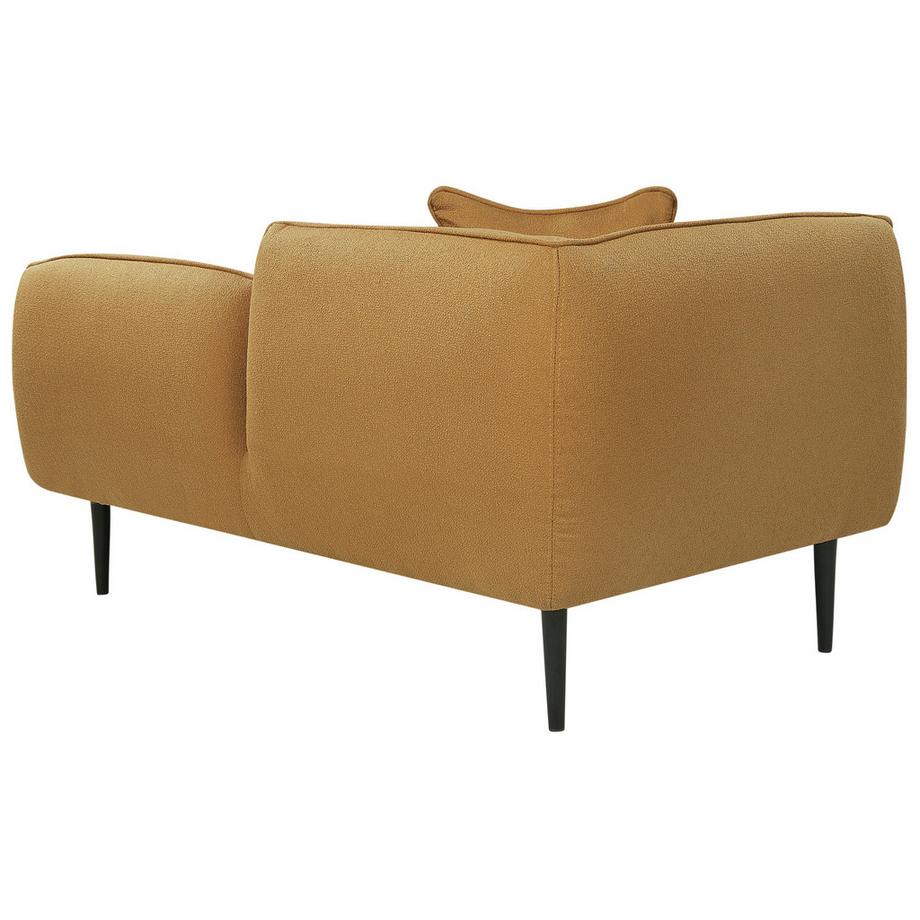 Beliani Linksseitige Chaiselongue aus Bouclé Retro CHEVANNES  