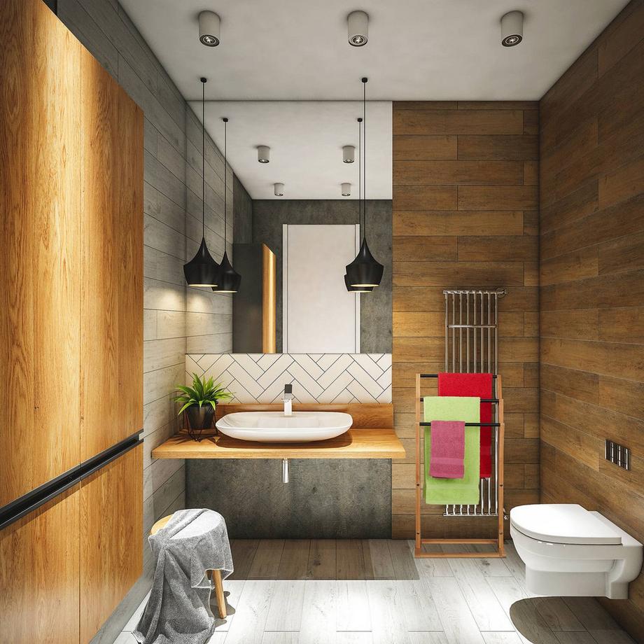 B2X  Handtuchhalter aus Bambus 