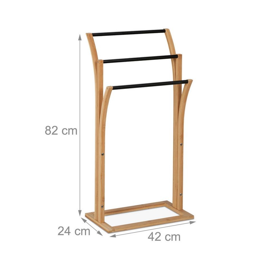 B2X  Handtuchhalter aus Bambus 