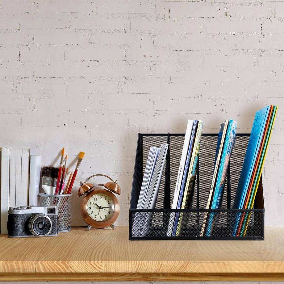 B2X Collectionneur de magazines 4 compartiments  