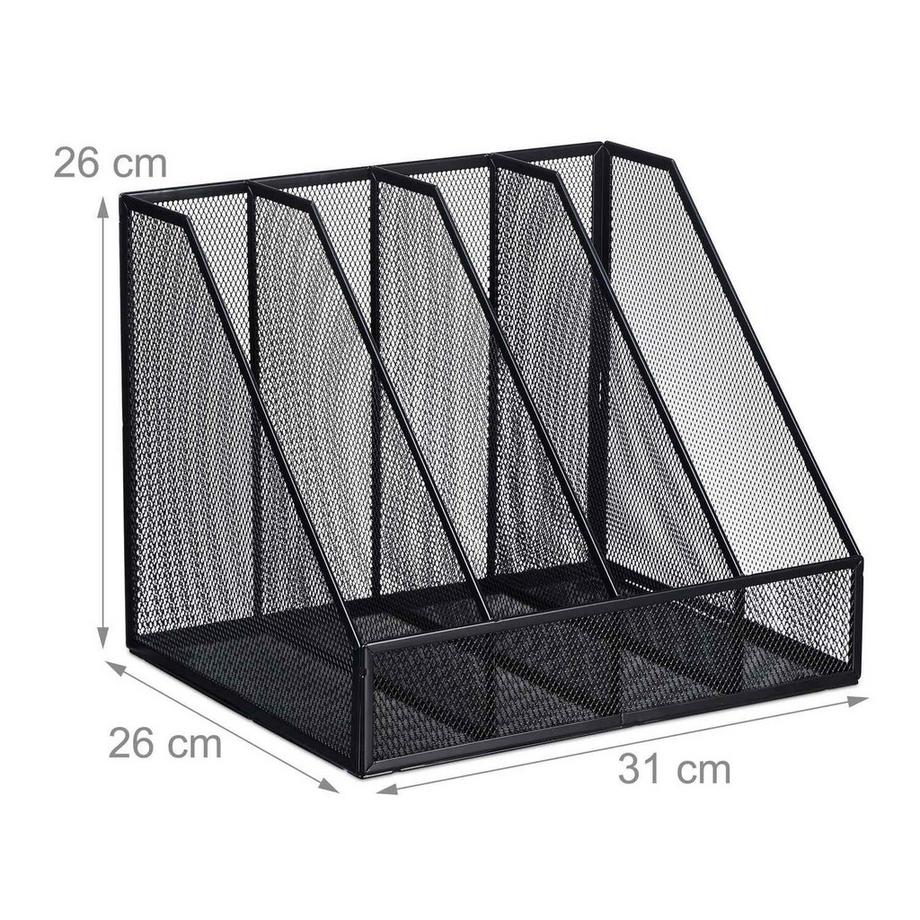 B2X Collectionneur de magazines 4 compartiments  