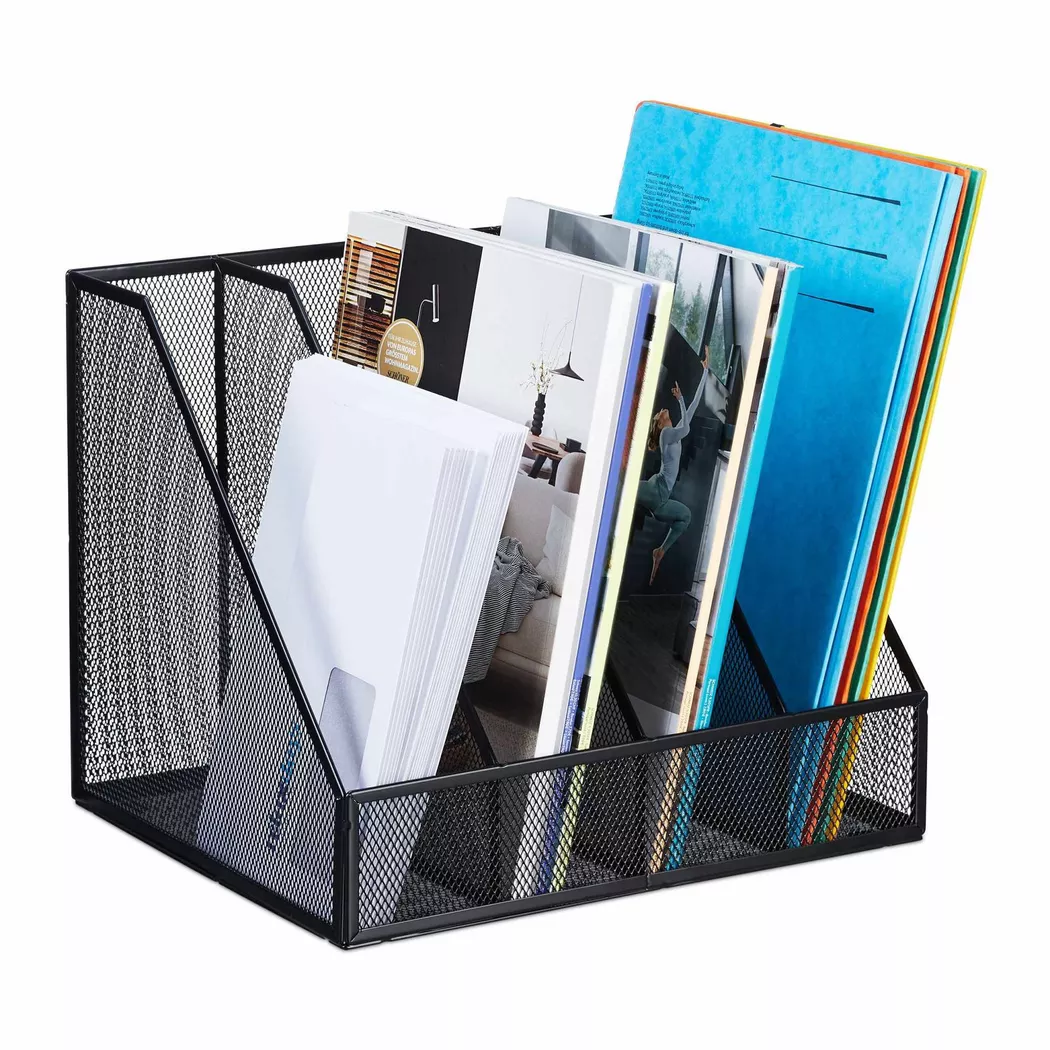 B2X - Raccoglitore per riviste a 4 scomparti, One Size