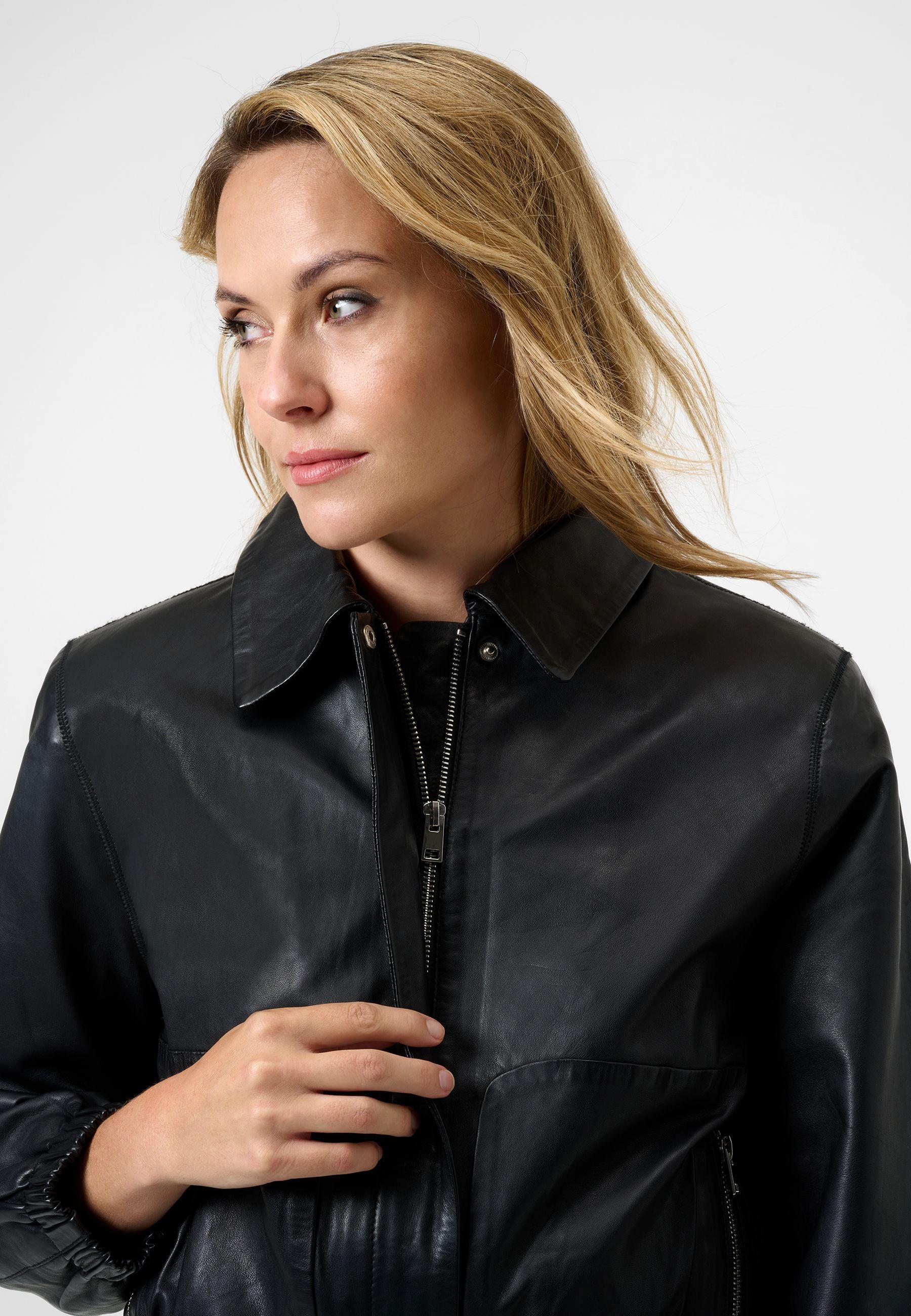 RICANO  Veste en cuir  Lola en style bomber 