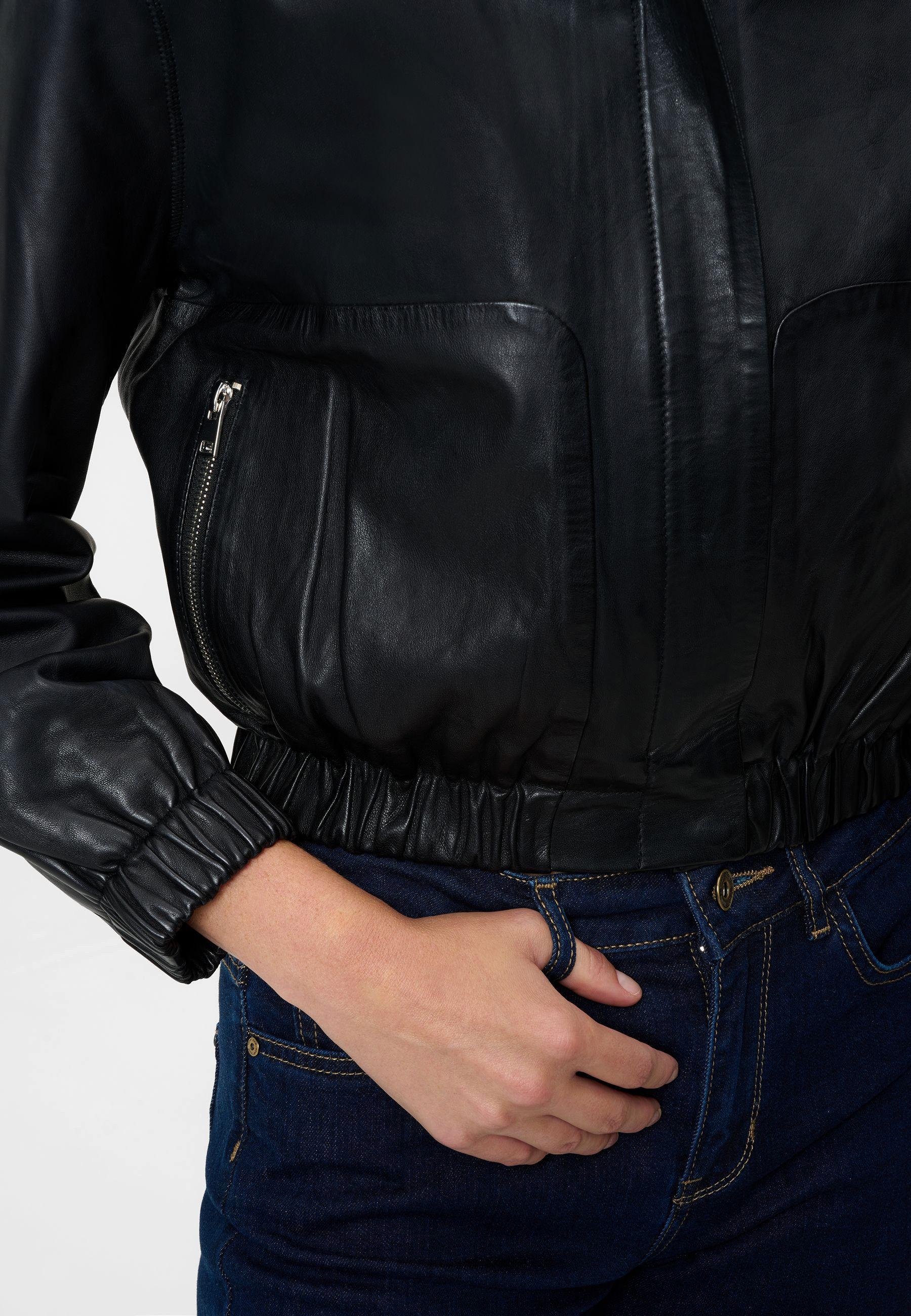 RICANO  Veste en cuir  Lola en style bomber 