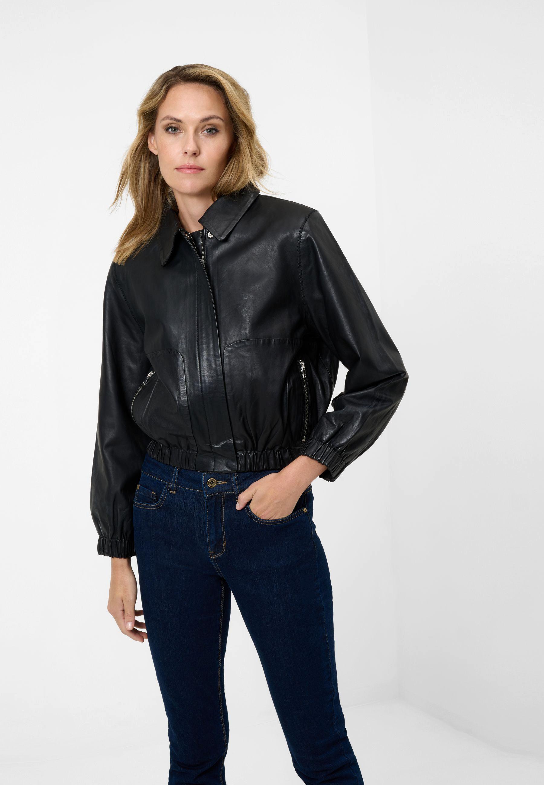 RICANO  Veste en cuir  Lola en style bomber 