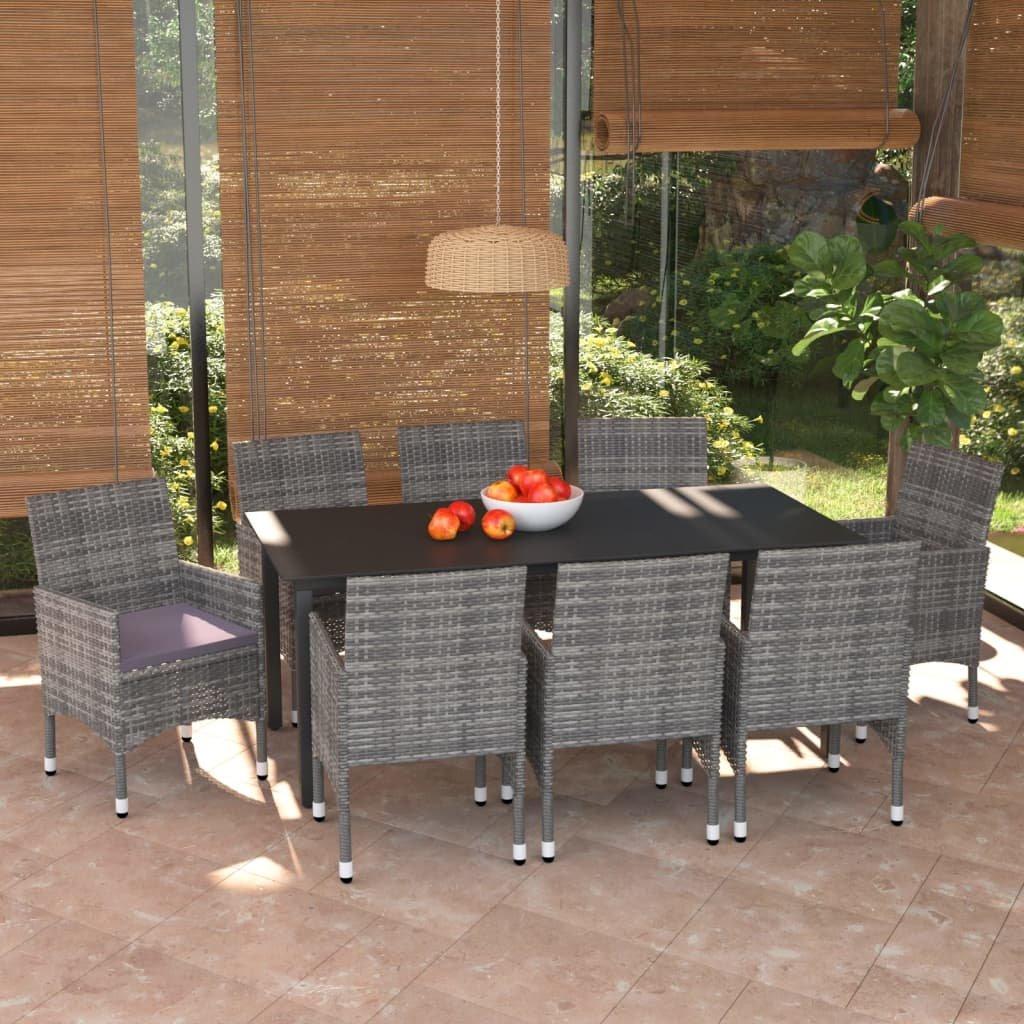 VidaXL Essgruppe poly-rattan  