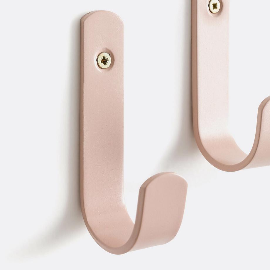 La Redoute Intérieurs Lot de 2 patères en métal acier  