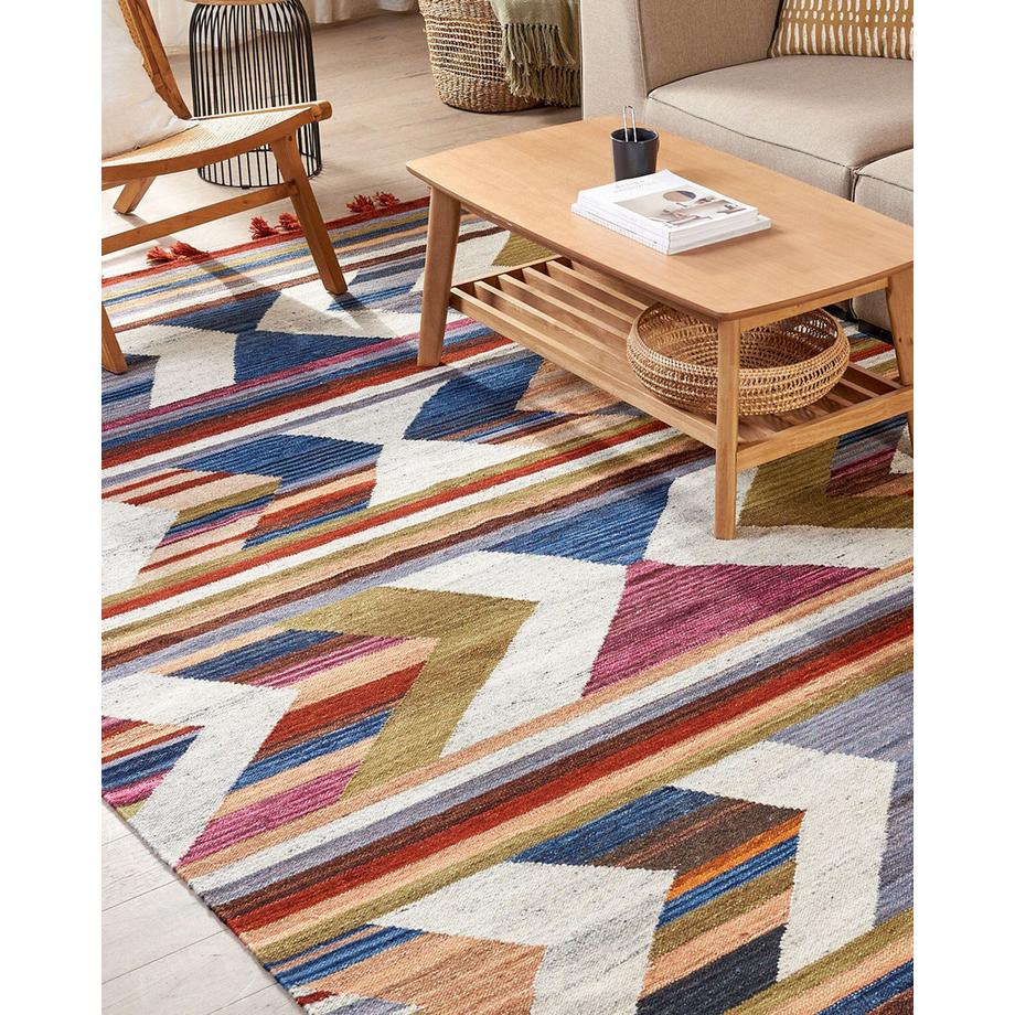 Beliani Tapis en Laine  MRGASHAT  