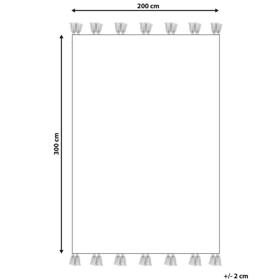 Beliani Tapis en Laine  MRGASHAT  