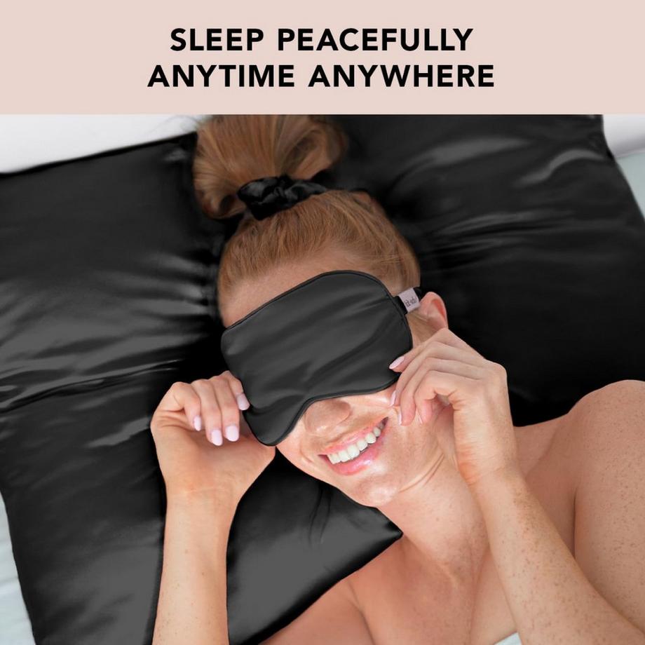 Kitsch  Masque de sommeil en satin lesté 