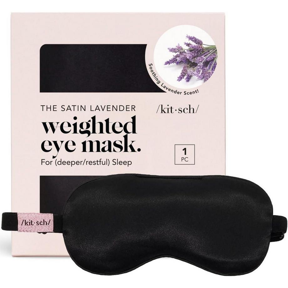 Kitsch  Masque de sommeil en satin lesté 