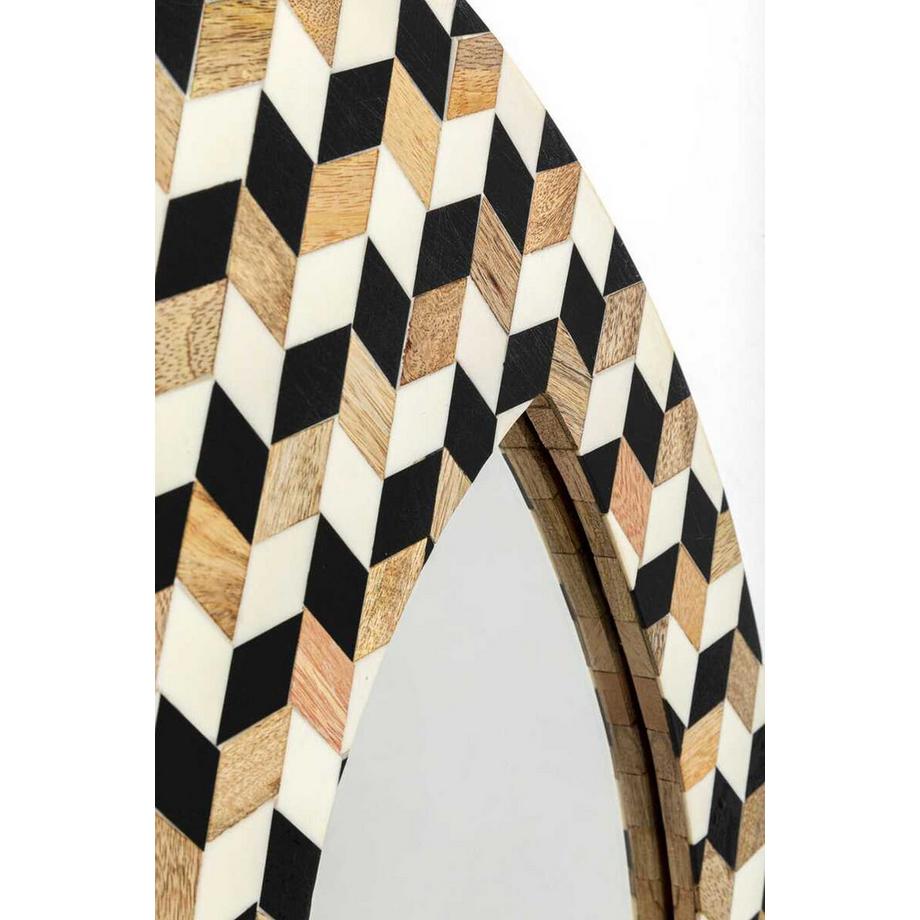 KARE Design Miroir mural Tahiti rond  