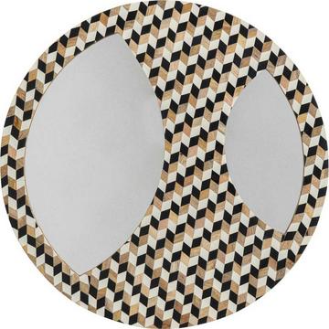 Wandspiegel Tahiti rund