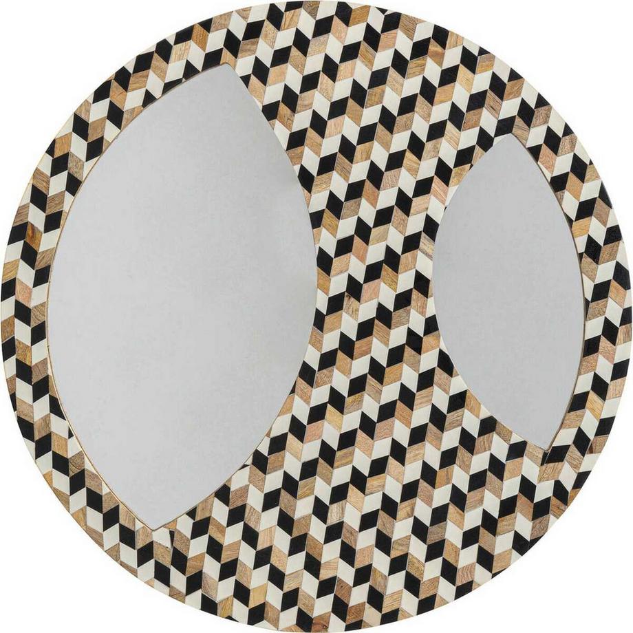 KARE Design Miroir mural Tahiti rond  