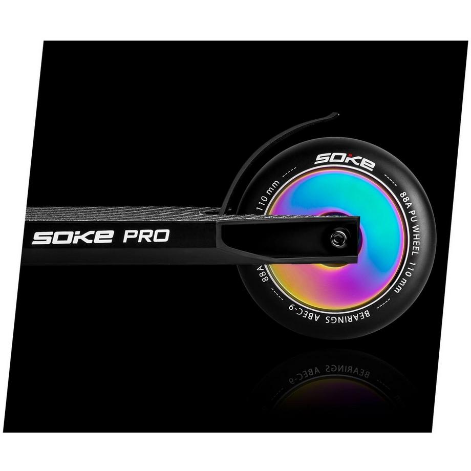 B2X  Roues Full Scooter de 110 mm de couleur arc-en-ciel, paquet de 2 