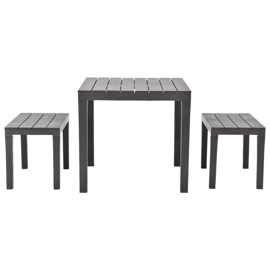 VidaXL set da giardino Plastica  